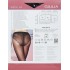 GIULIA Women's thin tights with laced panties BIKINI 40 DEN