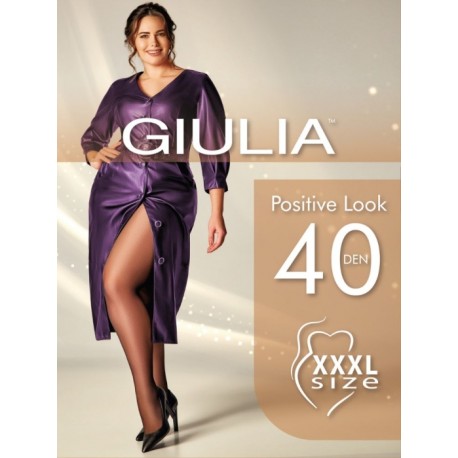 GIULIA Supportive tights with shorts with average allocated pressure for women POSITIVE LOOK 40 DEN