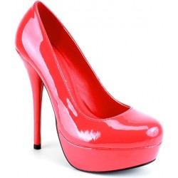 Women's high heels Andres Machado AM453 CHAROL ROJO