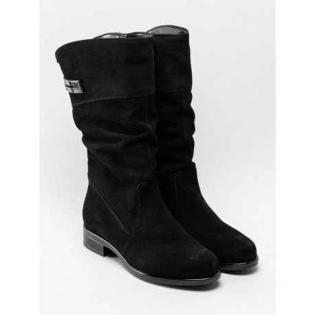 Women's autumn mid-calf boots with little lining  Aaltonen 56245 suede