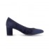 Темно-синие женские туфли на средних каблуках Gabor 41.450.16