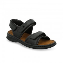 Men's big size sandals Josef Seibel 10104-black
