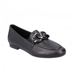 Schwarze Damen-Loafer Remonte D0K00-00