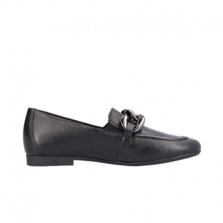 Schwarze Damen-Loafer Remonte D0K00-00