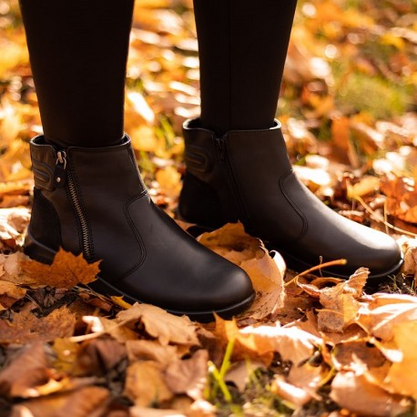 Women's wide winter ankle boots Jomos 857501 K width