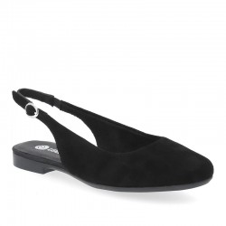 Black slingback shoes Remonte D0K07-00
