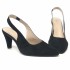 Women's black high-heel sandals with closed toe Bella b. 8928.008