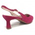 Women's high-heel sandals with closed toe Daniela 24020