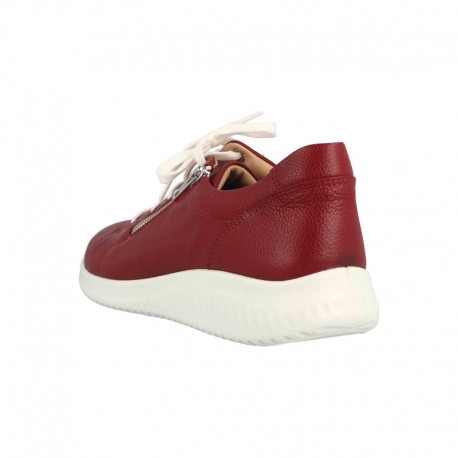 Casual women's shoe for wider feet Jomos 857202 rot