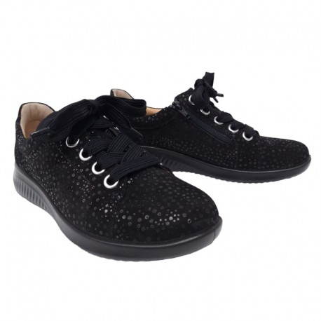 Women's sneakers shoe for wider feet Jomos 857299 black