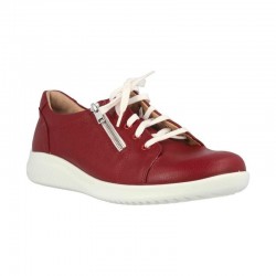 Casual women's shoe for wider feet Jomos 857202 rot