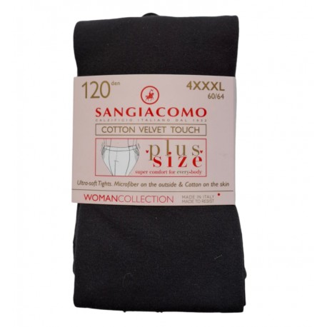 Big size cotton tights SANGIACOMO 120 DEN