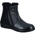 Black spring/autumn low boots Comfortabel 990566-01