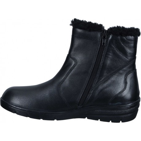 Black spring/autumn low boots Comfortabel 990566-01