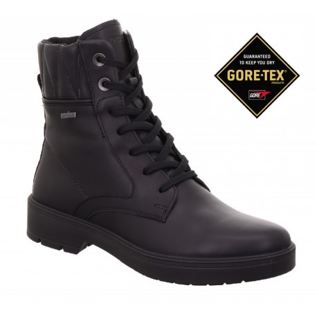 Autumn lace up low boots (with zipper) Legero GORE-TEX 2-000190-0100