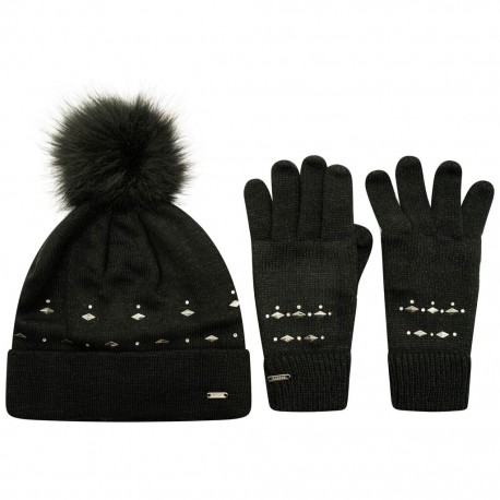 Beanie hat and gloves set Bejewel II