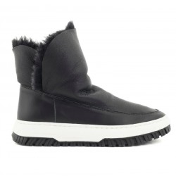 Winter ankle boots with genuine sheepskin Babouche Daisy