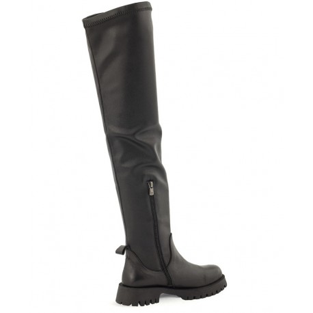 Damen-Herbststiefel in Übergröße, Overknee-Stiefel, Babouche Lewis