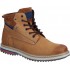 Men's autumn low boots with little warming Manitu 660497 braun