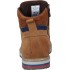 Men's autumn low boots with little warming Manitu 660497 braun