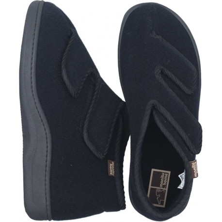 Men's wide fit home slippers Manitu 360005