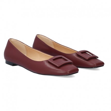 Ballerinas Andres Machado AM5711 Soft Burdeos