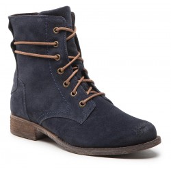 Autumn lace up low boots (with zipper) Josef Seibel 99670 ocean