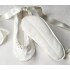 Made to order - handmade wedding ballet flats slippers Ivory silk