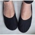 Made to order - handmade ballet flats slippers Black