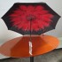 Double umbrella with pattern inside