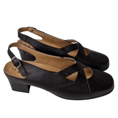 Wide slingback shoes Solidus 550220-0750001 Wide slingback shoes Solidus 550220-0750001