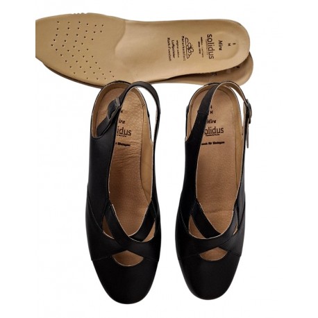 Wide slingback shoes Solidus 550220-0750001