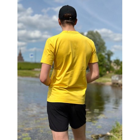 Ilgi unisex aukšti marškinėliai