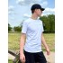 Langes Unisex-T-Shirt in Übergröße