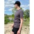 Langes Unisex-T-Shirt in Übergröße