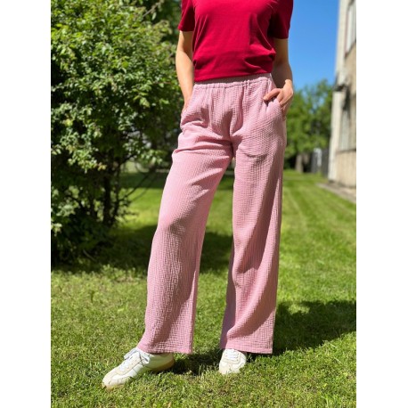 Lange Musselin-Damenhose L34 OV