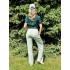 Lange Musselin-Damenhose L34 OV