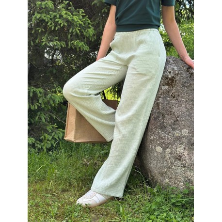 Long muslin women's pants L34 OV