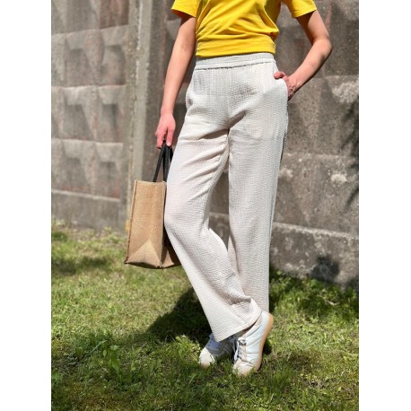 Lange Musselin-Damenhose L34 OV