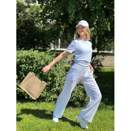 Lange Musselin-Damenhose L34 OV