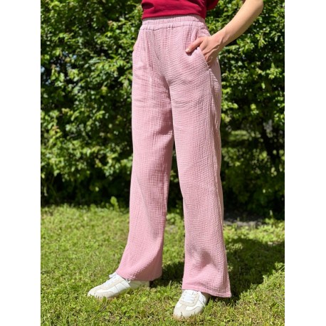 Lange Musselin-Damenhose L36OV