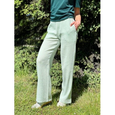 Lange Musselin-Damenhose L36OV