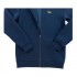 Lange Unisex-Jacke mit Kapuze und verlängerten Ärmeln