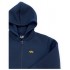 Long Unisex jacket with hood and extended sleeves