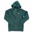 Long Unisex jacket with hood and extended sleeves