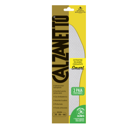Shoe insoles for maximum sweat absorption Calzanetto 24-46 Shoe insoles for maximum sweat absorption Calzanetto 24-46