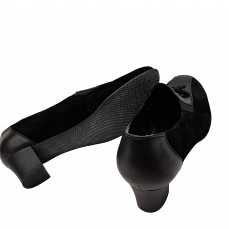 Black women's shoes Vitas Laiks T-121