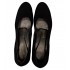 Women's high heel black suede shoes Vitas Laiks T-88