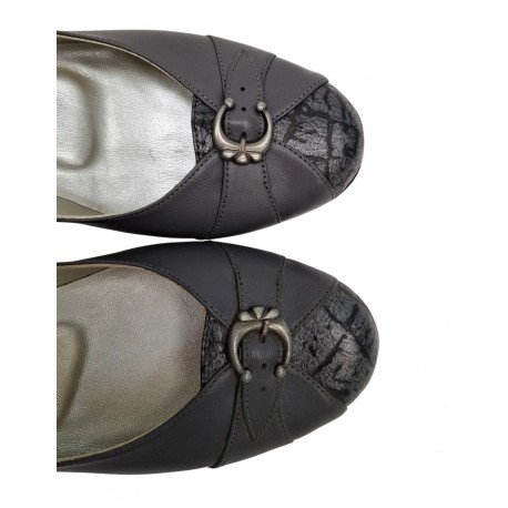 Schwarze Damenschuhe Vitas Laiks T-81