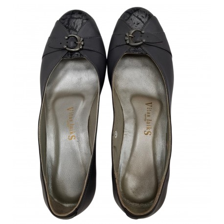Grey women's shoes Vitas Laiks T-81